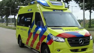 [16-7-2021] Ambulance 05-114 en Ambulance ijselland 04-103 A1 naar MST Enschede