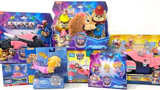 Paw Patrol Skye & Liberty Collection Unboxing Review ASMR | The Mighty Movie | The Movie, Aqua Pups