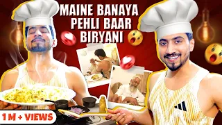 Maine Banaya Ghar Walon Ke Liye Special Chicken Biryani! | @MrFaisu