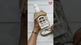 beautiful bottle house #craftyhands