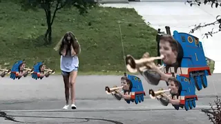 Trumpet boy tank engine