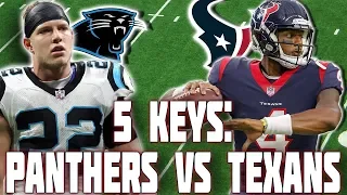 Houston Texans Vs Carolina Panthers: 5 Keys To Watch