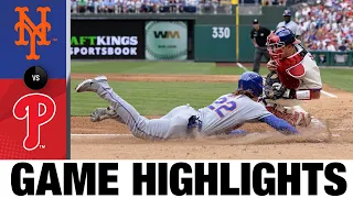 Mets vs. Phillies Game Highlights (8/21/22) | MLB Highlights