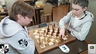 Smiley (1832) vs WFM Fatality (1932). Chess Fight Night. CFN. Blitz