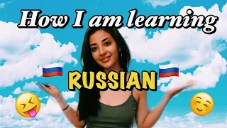 How I am learning Russian + Notebook tour 🇷🇺💖 My Russian Study Routine  - learn a language from 0