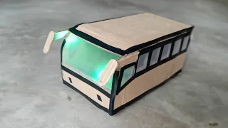 How to make a RC Bus with Cardboard | Cardboard car