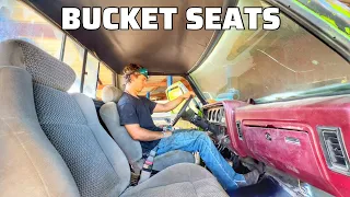 How To Swap A Bench Seat for BUCKET SEATS