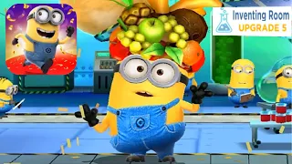 Minion Rush Vacationer Costume common minion Inventing room funny android gameplay walkthrough