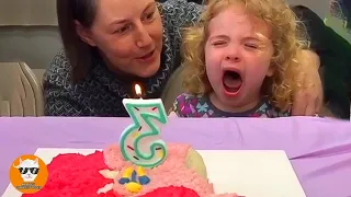 Baby Crying Because of Blowing Candles FAILS ★ Funny Babies Blowing Candle Fail