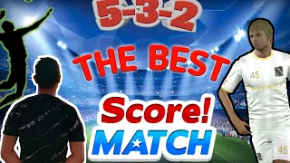 شرح أحسن خطة في سكور ماتش 532 مواقع الاعبين.the Best 532 score! match