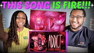 Vivziepop "ADDICT (Music Video) - HAZBIN HOTEL" REACTION!!!