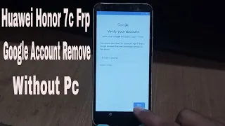 Huawei Honor 7C ( LND-L29 ) FRP Bypass 2023 | Google Bypass Without PC Android 8.0.0