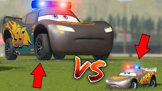 Big Lightning Mcqueen Police VS Small Lightning Mcqueen Police  - which is best?