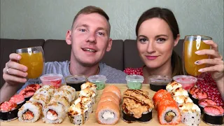 МУКБАНГ РОЛЛЫ СУШИ Farfor| MUKBANG ROLLS SUSHI Farfor