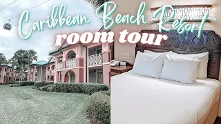 Caribbean Beach Resort ROOM TOUR | 5th Sleeper Standard View 2023