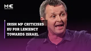 Irish MP Richard Boyd Barrett criticises EU for not starting investigation into Israeli war crimes