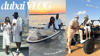 DUBAI VLOG | newlywed mini moon + desert safari + restaurant hopping + more!