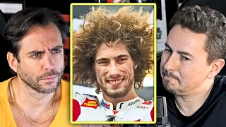 Jorge Lorenzo explica lo que sintió cuando se enteró de la muerte de MARCO SIMONCELLI en directo