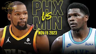 Phoenix Suns vs Minnesota Timberwolves Full Game Highlights | Nov 15, 2023 | FreeDawkins