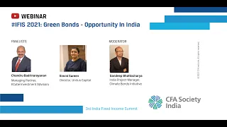 Green Bonds - Opportunity In India | #IFIS 2021