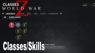 World War Z - All Classes and Skills Overview [HD 1080P]