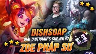 GIẢI TACTICIAN'S CUP NA #2 : DISHSOAP GIÀNH TOP 1 THUYẾT PHỤC VỚI BỘ CỜ ZOE PHÁP SƯ VÉ KIM CƯƠNG