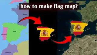 how to make flag map? 🗺️🤔 | #map #flag #mapping