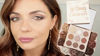 SOFT GLAM FOR HOODED EYES: using the Colorpop Going Coconuts palette for this easy eye  look