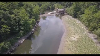 Columbia Dam on the Paulins Kill Aerial 1