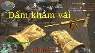 [ Bình Luận CF ] M4A1-S-DMZ-Ultimate Gold, Gold Fist - Tiền Zombie v4
