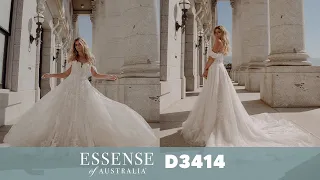 Regal Lace Winter Wedding Dress | Essense of Australia D3414