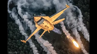 F-16 Tiger Demo Team Poland during ATAM26 before AIR SHOW Radom 2023