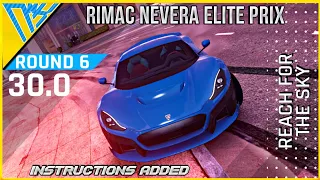 Asphalt 9 | Rimac Nevera Elite Prix Round 6 | 30.0 | Instructions added