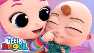 Taking Care Of Baby Brother | Jill's Playtime | Little Angel Kids Songs & Nursery Rhymes