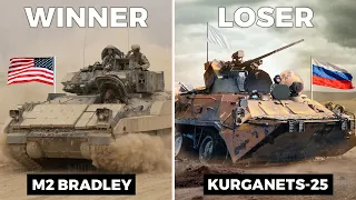 The US New Infantry Fighting Vehicle vs The Russian Kurganets 25