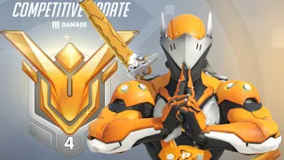 Crushing Diamonds to Masters as a Genji Onetrick. [Overwatch 2]