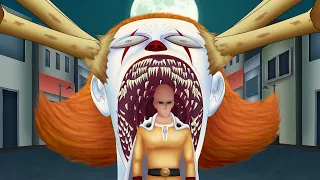 Saitama Vs Pennywise Full Fight ll Animation