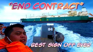 Every Seaman's DREAM Sign-Off  | ONCE IN A LIFETIME EXPERIENCE |  End of Contract | Seaman Vlog