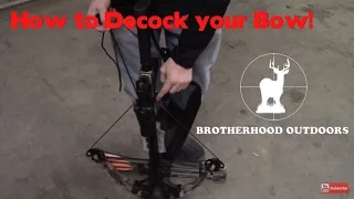 How To DecockUnloadLet off Crossbow Without Having To Fire It Off!