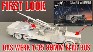 New Release Das Werk 1/35 Vomag  88mm Flak auf 9t ,  Artillery Flak Bus