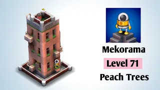 Mekorama Level 71 Peach Trees - Shiny