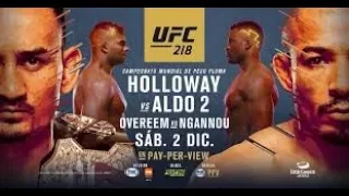 José Aldo vs Holloway -3/12/2017