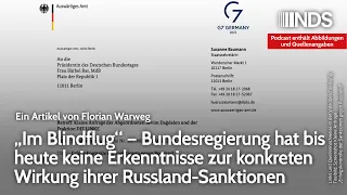 Bundesregierung hat bis heute keine Erkenntnisse zur konkreten Wirkung ihrer Russland-Sanktionen