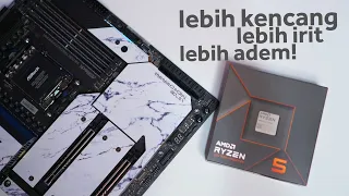 Cara Bikin Ryzen 5 7600X Jadi Irit, Adem, tapi Lebih KENCANG! (Ft. ASRock X670e Taichi Carrara)