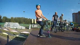 1day kick scooter & bmx tricks - скейтпарк г.Щелково 20170901