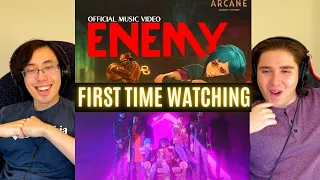 FIRST TIME WATCHING: Enemy - by Imagine Dragons & JID...who's ready for ARCANE??