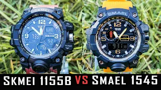 Skmei 1155B vs Smael 1545 review comparison #250 #gedmislaguna #skmei #smael #digitalwatch