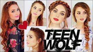 Lydia Martin from mtv TEEN WOLF Braided Hairstyles | Holland Roden Tutorial