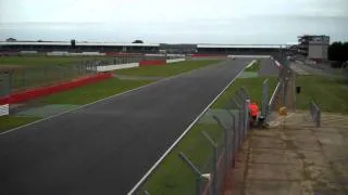 Silverstone FIA GT1 Championship 2011 - View from the bridge on Wellington Straight