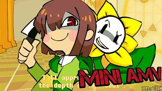 Mini AMV / Undertale - Frisk e Sans vs Chara e Flowey